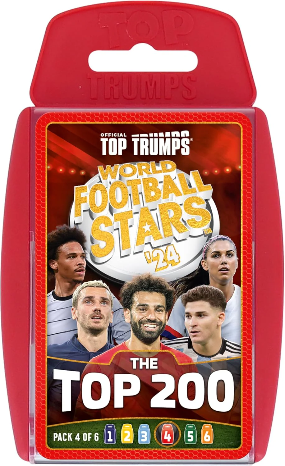Top Trumps World Football Stars Top 200 - Pack 4 Card Game - Image 3