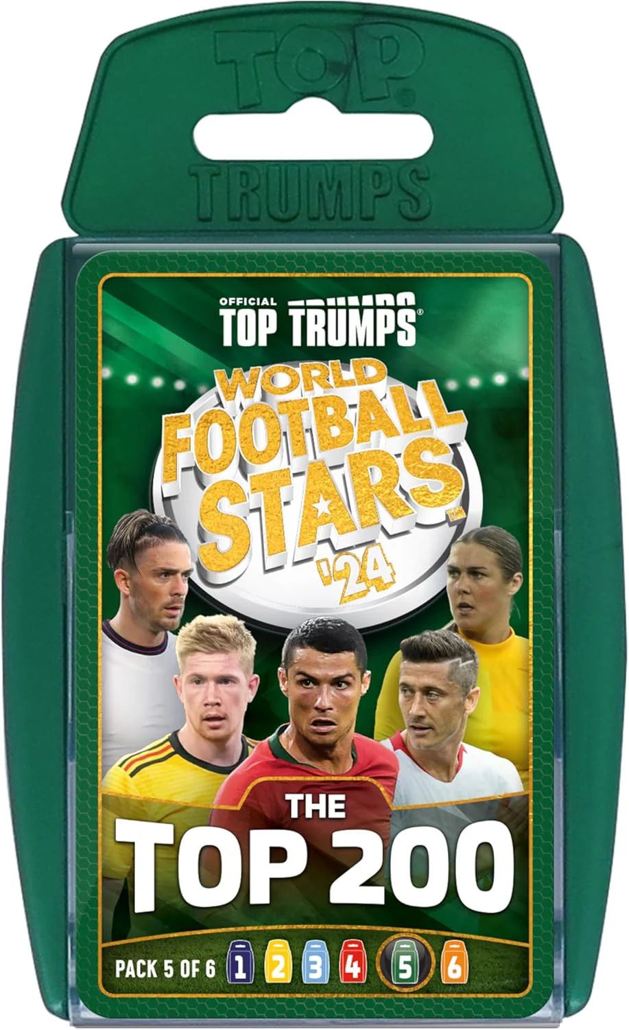 Top Trumps World Football Stars Top 200 - Pack 5 Card Game - Image 3