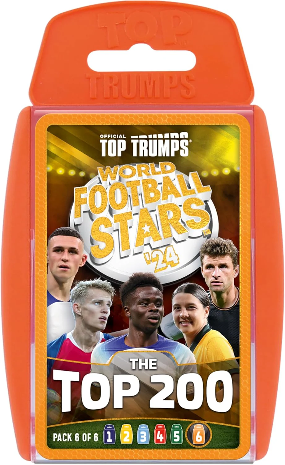 Top Trumps World Football Stars Top 200 - Pack 6 Card Game - Image 3
