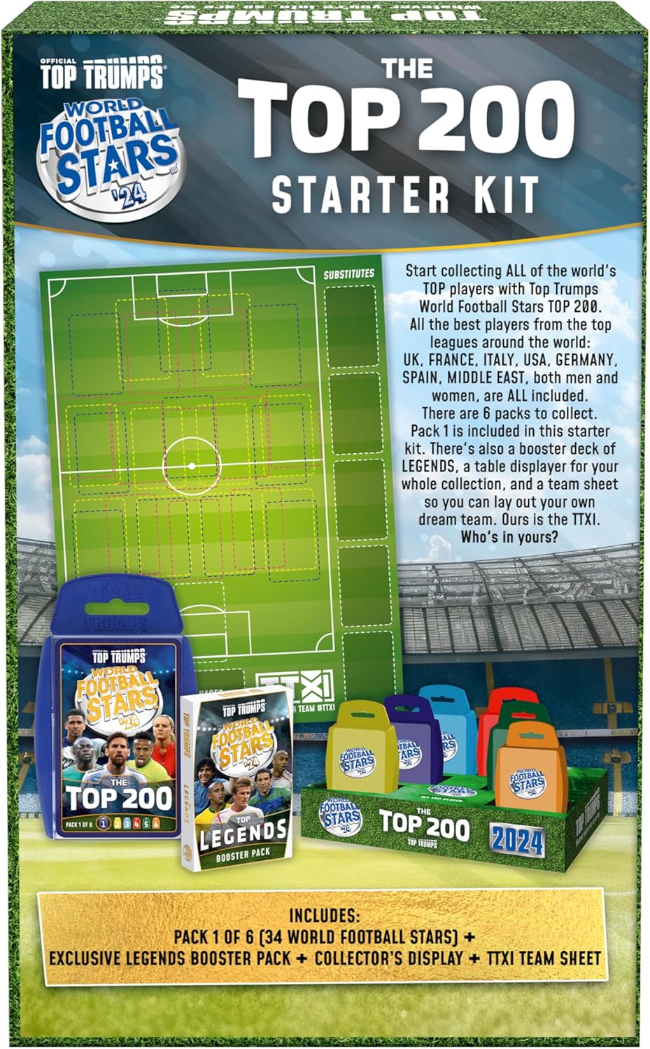 Top Trumps World Football Stars Top 200 - Starter Kit Card Game - Image 3