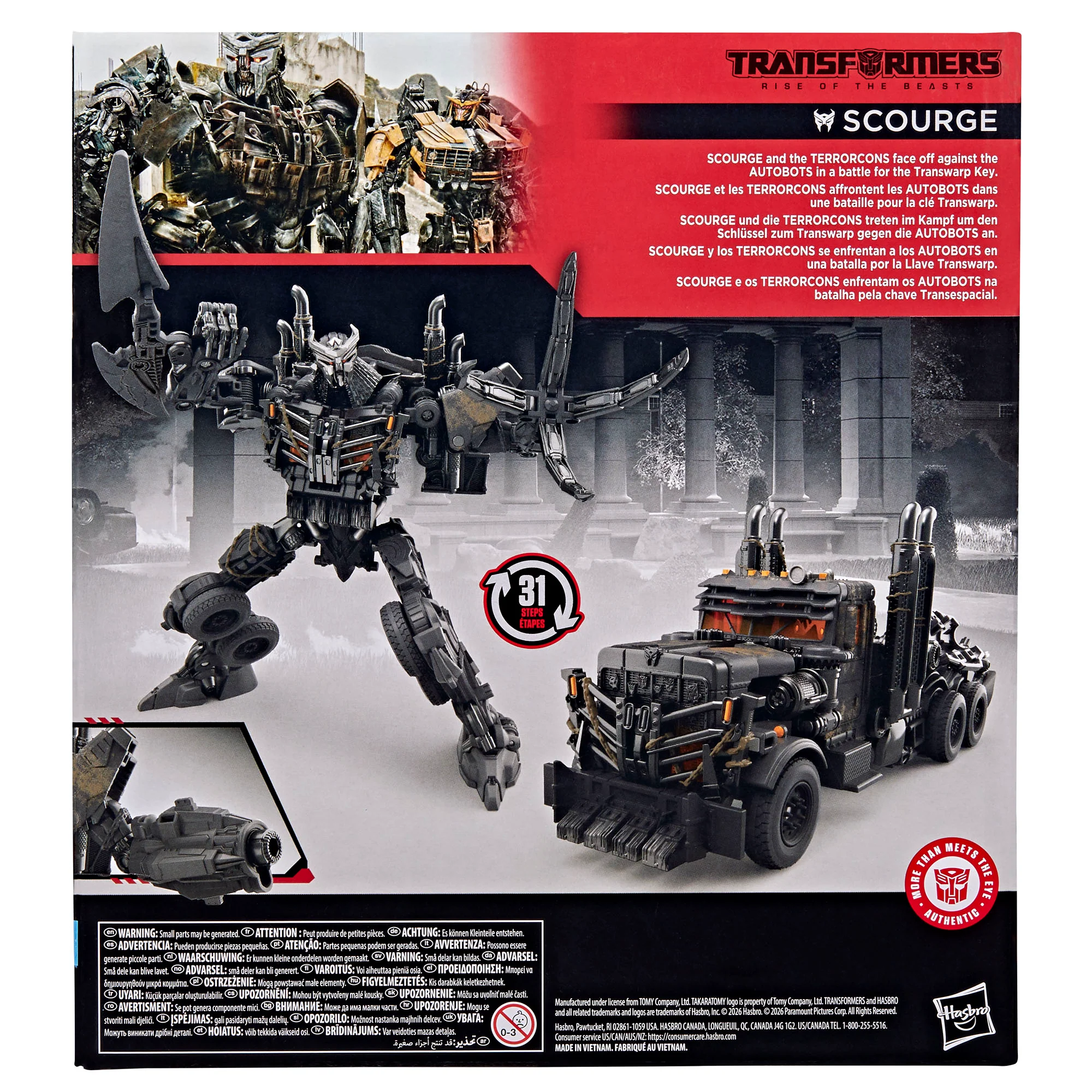 Transformers Studio Series Rise of the Beasts Leader Class Scourge - Image 5