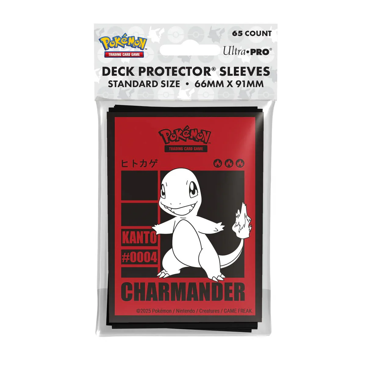 Ultra Pro - 65ct Deck Protector Sleeves - Pokemon Charmander - Image 2