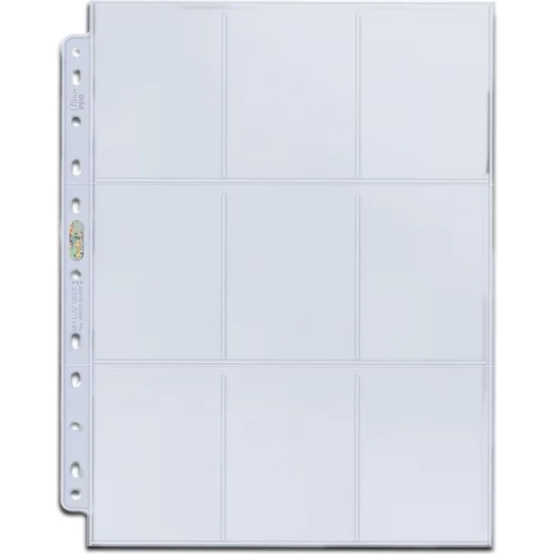 Ultra Pro Silver 9-Pocket Page (11-Holes Box 100) - Image 2