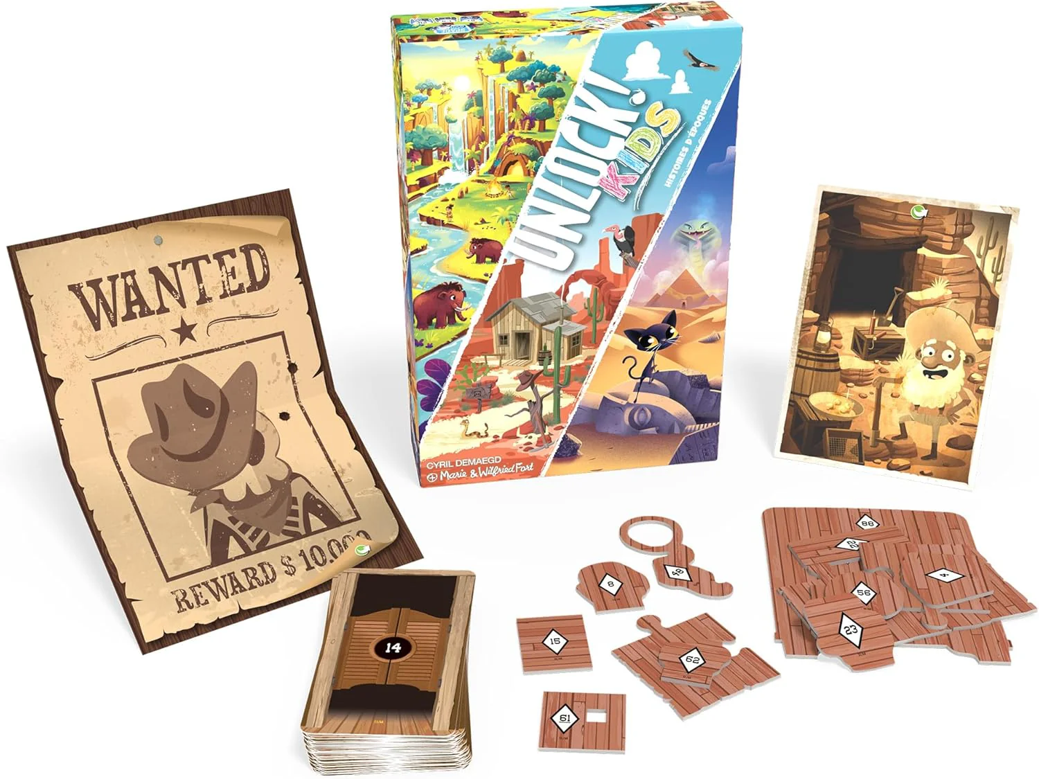 Unlock Kids 2 Stories From the Past Board Game - Image 2