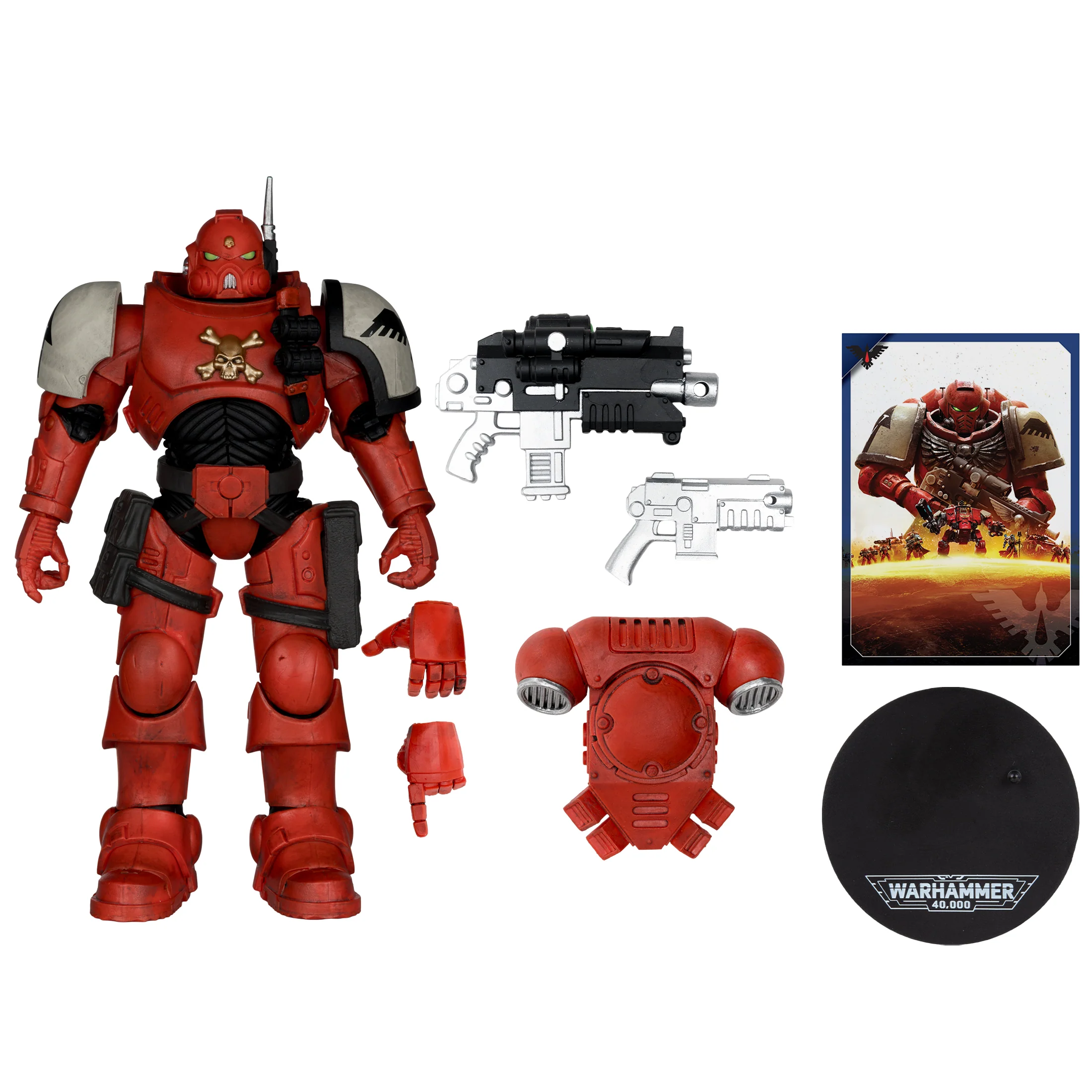 Warhammer 40000 7IN Figures WV12 - Blood Ravens Sergeant Infiltrator (Dawn Of War 4) - Image 3