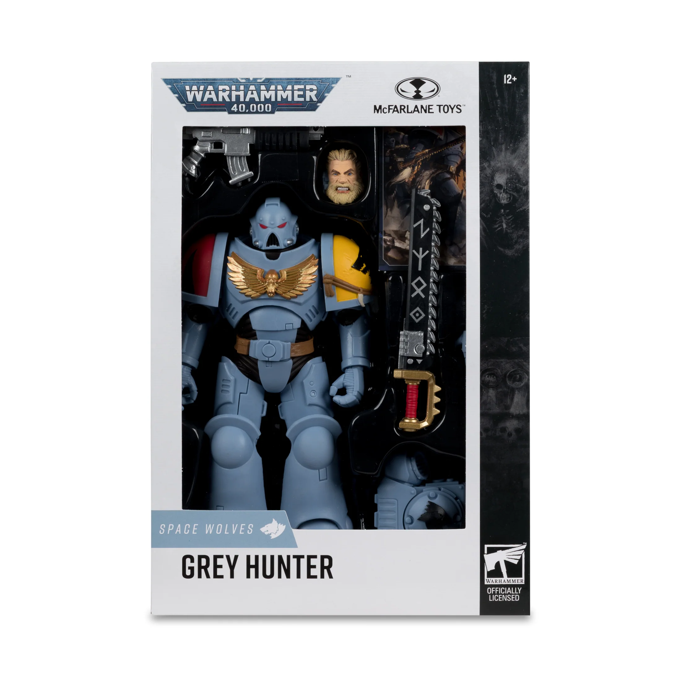 Warhammer 40000 7IN Figures WV12 - Space Wolves Grey Hunter - Image 2