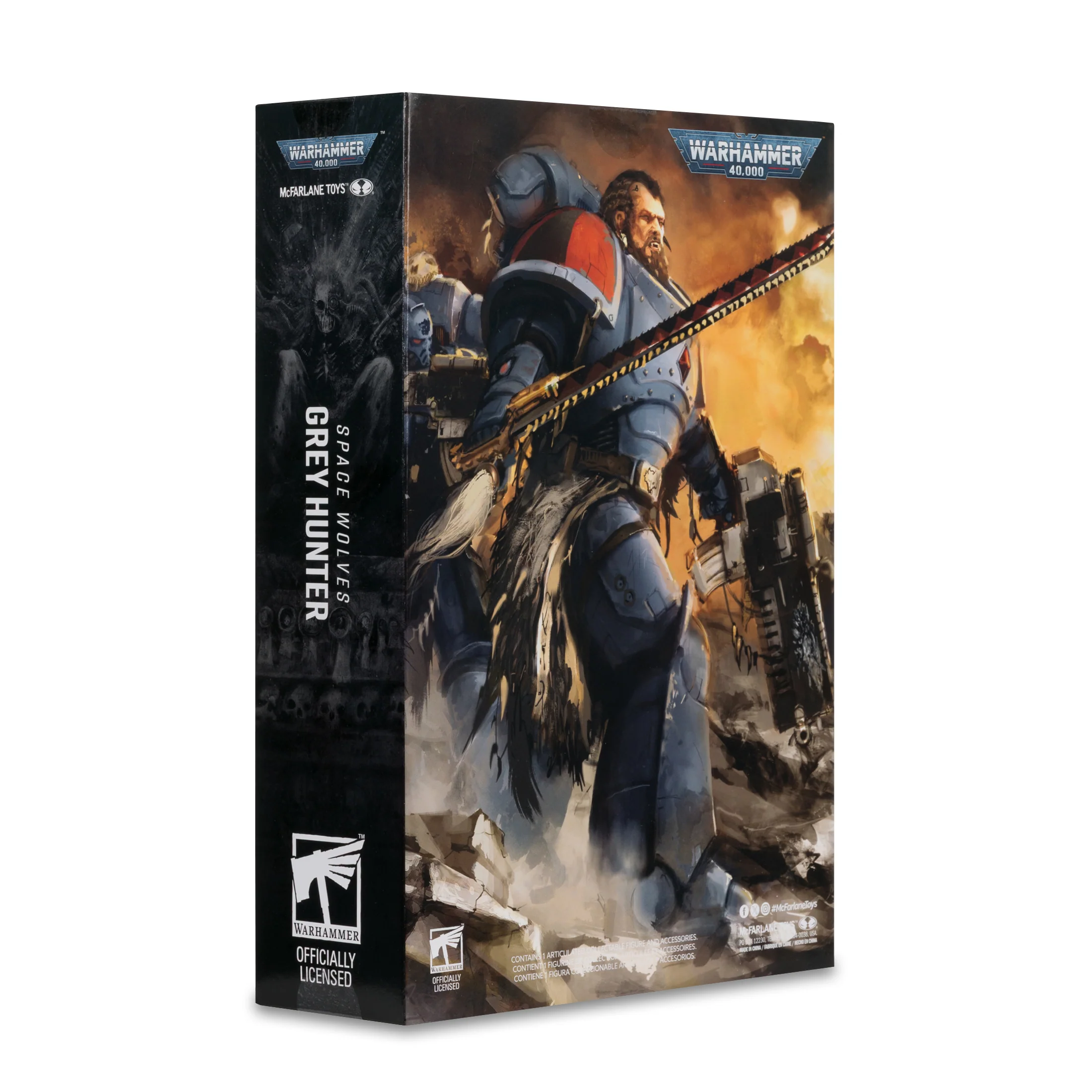 Warhammer 40000 7IN Figures WV12 - Space Wolves Grey Hunter - Image 8
