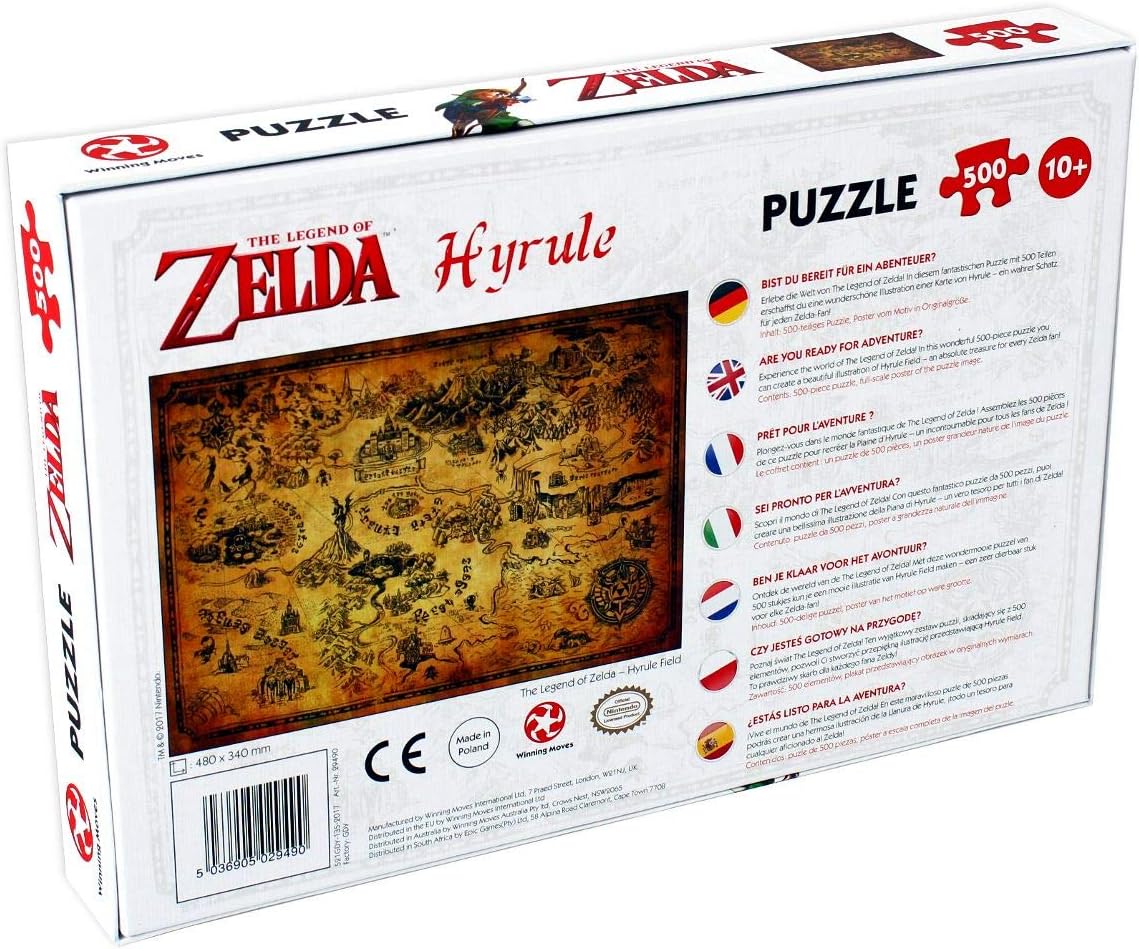 Winning Moves Legend of Zelda Hyrule Field Jigsaw Puzzle - Image 3
