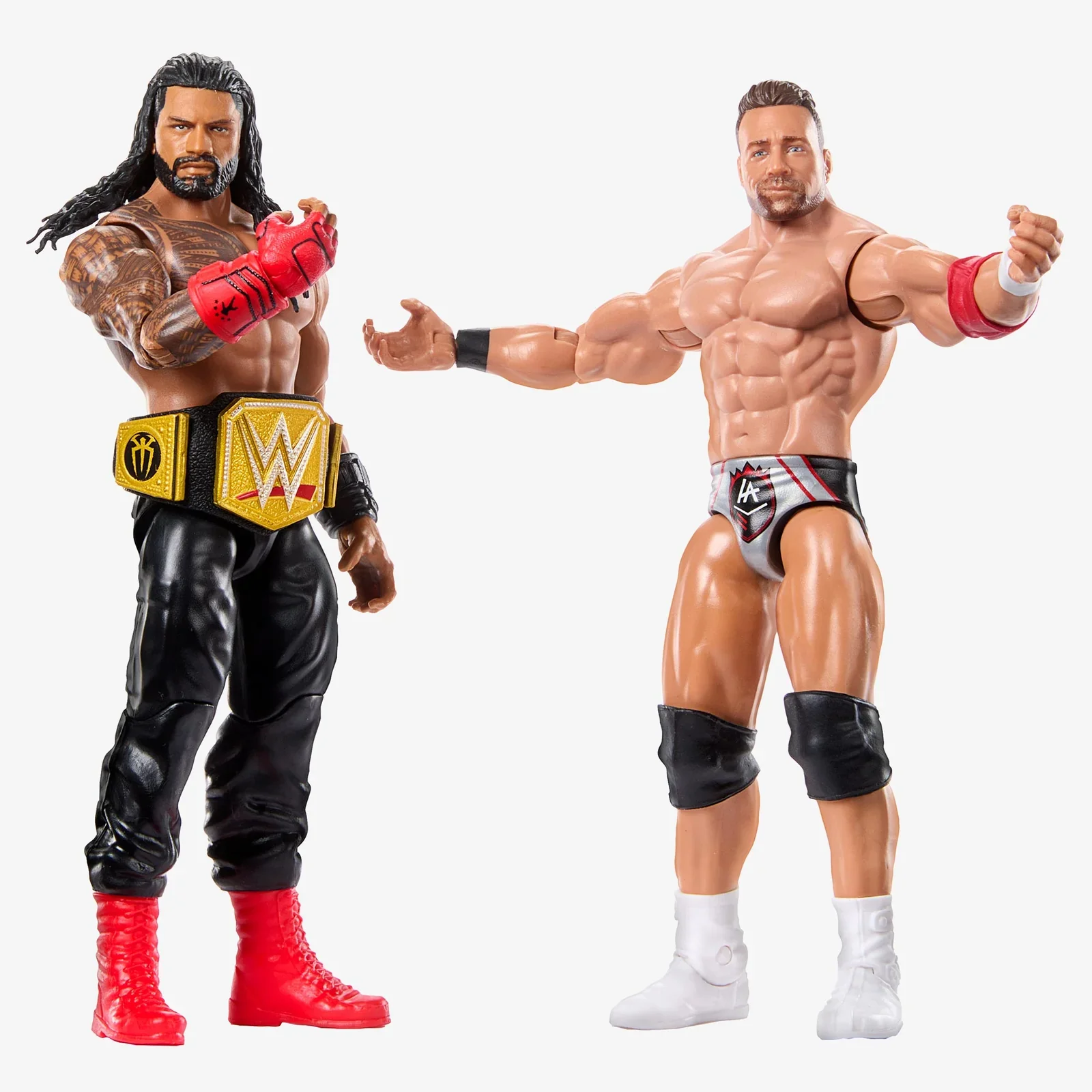 WWE Figure 2 Pack Assorted - Roman Reigns Vs LA Knight - Image 2
