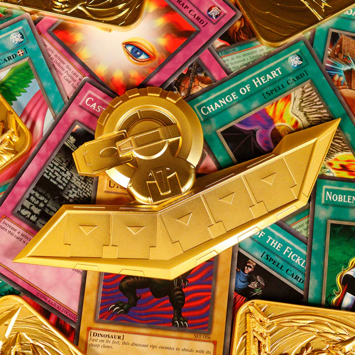Yu-Gi-Oh! 24K Gold Plated Duel Disk Mini Replica - Image 2