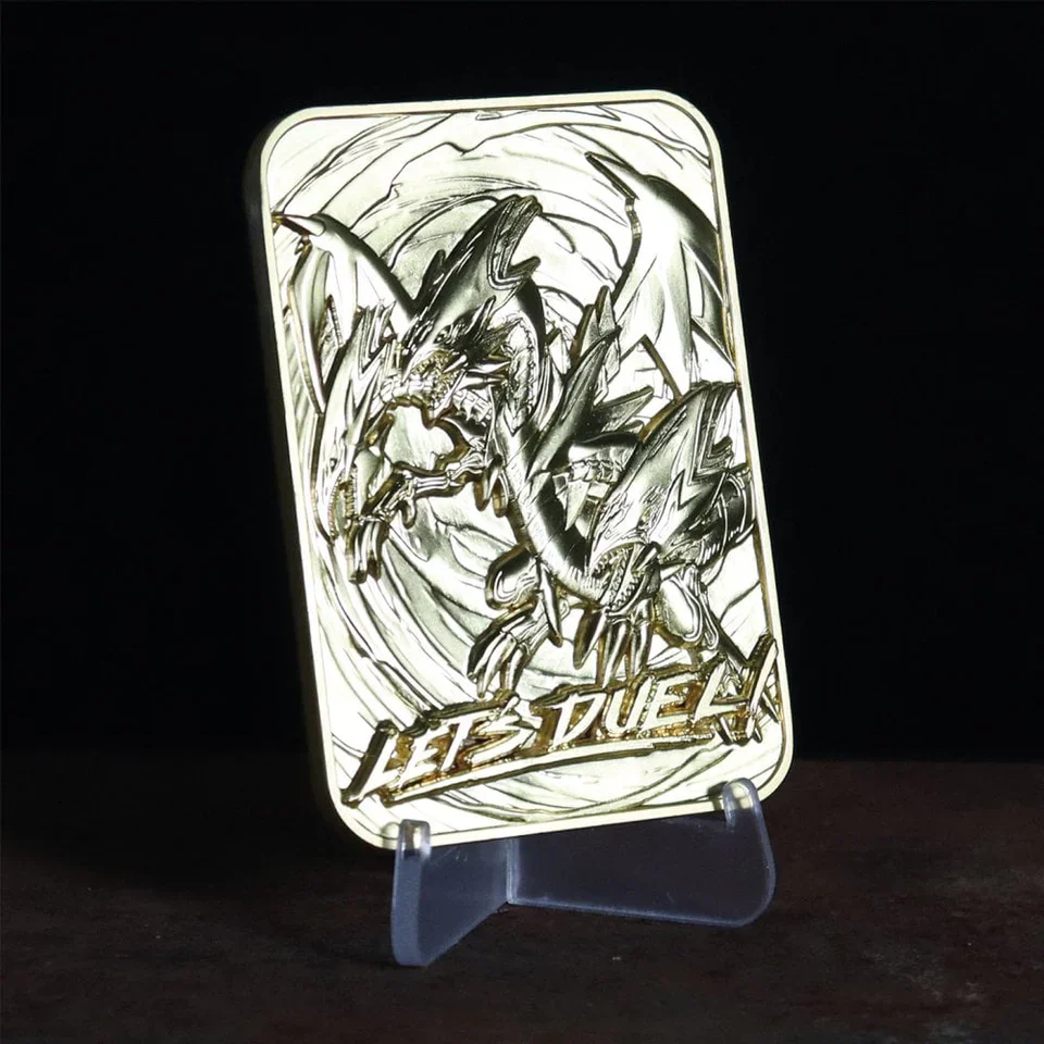 Yu-Gi-Oh! Limited Edition 24K Gold Plated Collectible - Blue Eyes Ultimate Dragon - Image 2