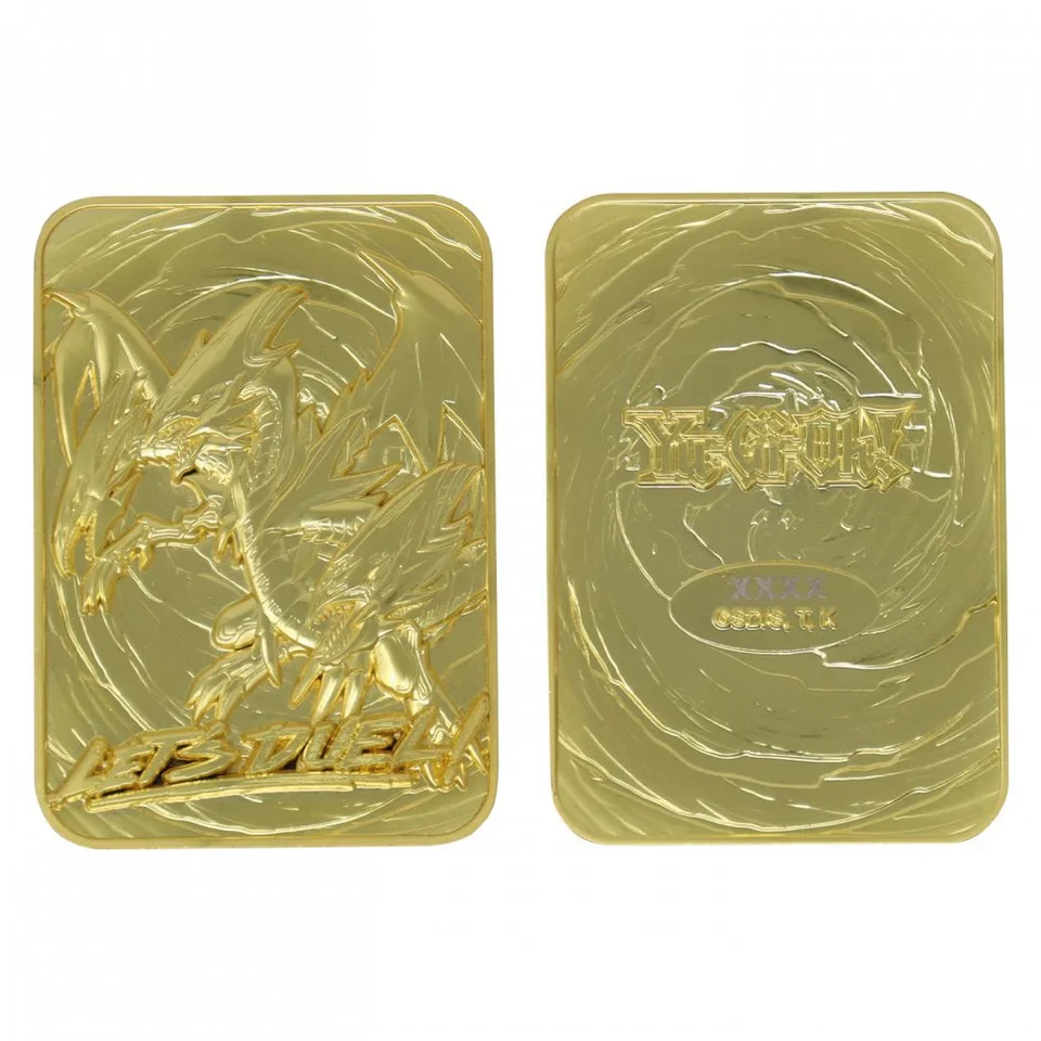 Yu-Gi-Oh! Limited Edition 24K Gold Plated Collectible - Blue Eyes Ultimate Dragon - Image 3
